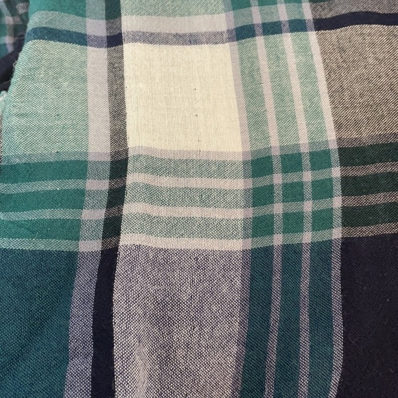 Rails Green and Blue Flannel Size Small - Picture 5 of 6